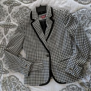 Houndstooth blazer sz 2